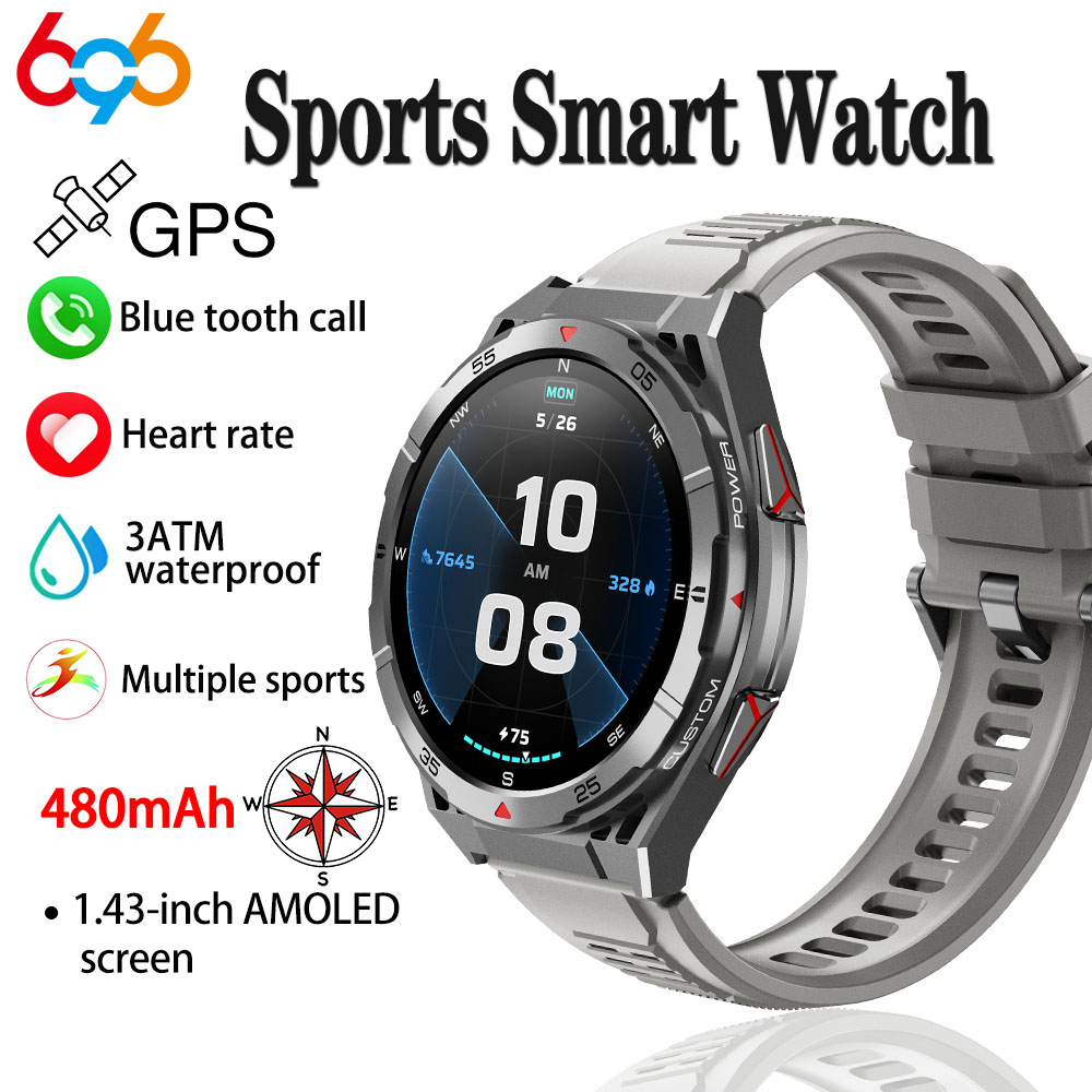 Gps Running Watch - New Smart Watch GPS Sports Compass