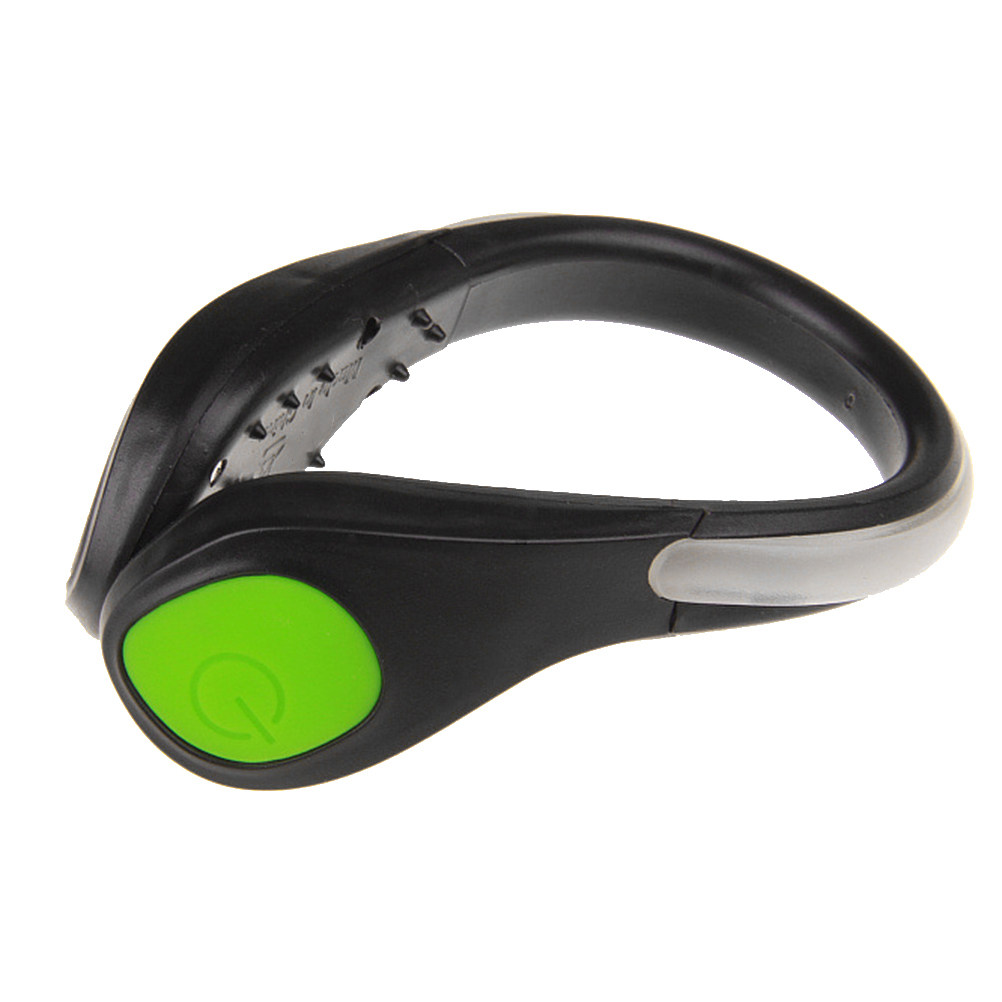 Running Jogging Gear - 1Pcs LED Flash Shoe Clip Green