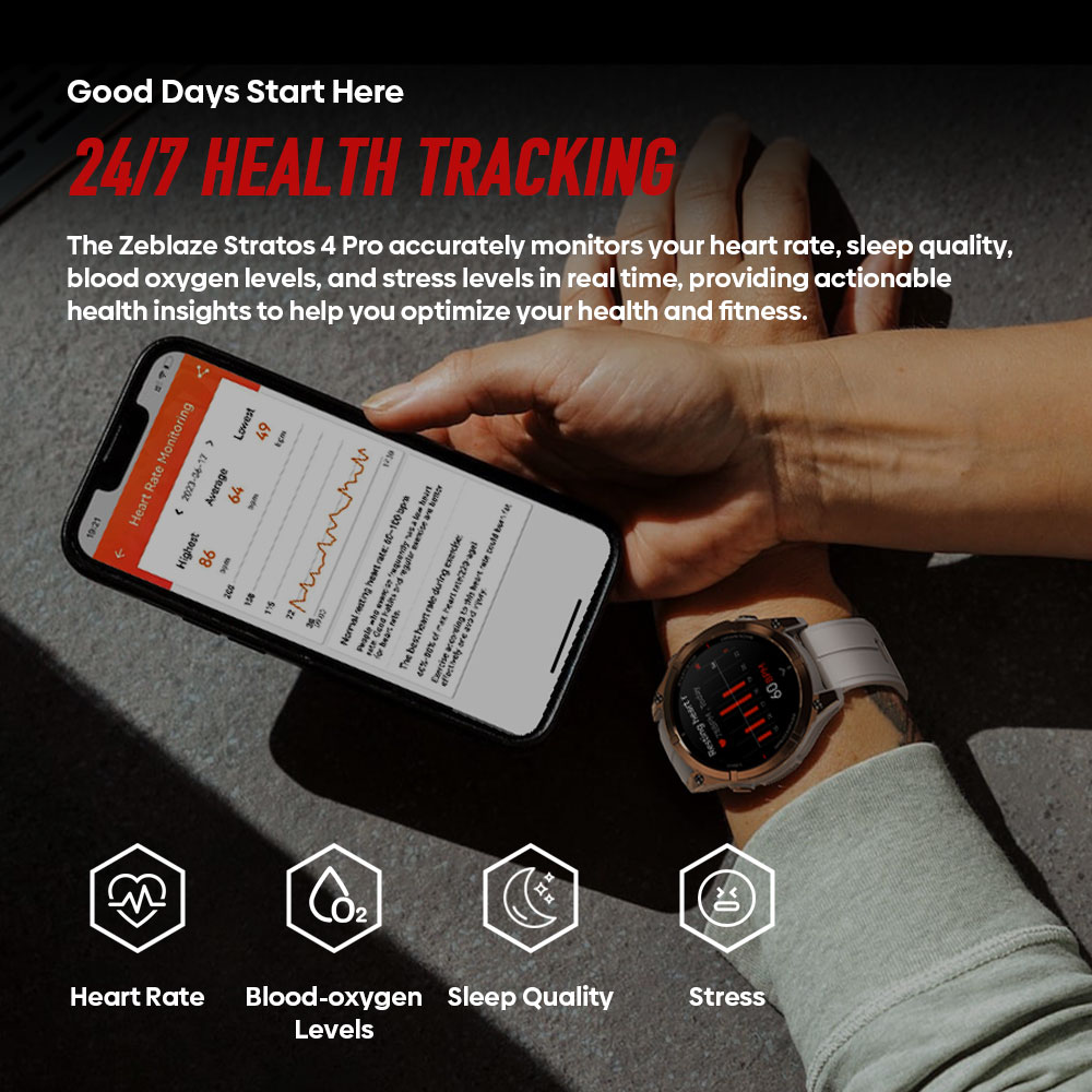 New Zeblaze Stratos 4 PRO AMOL - Gps Running Watch 评论和价格