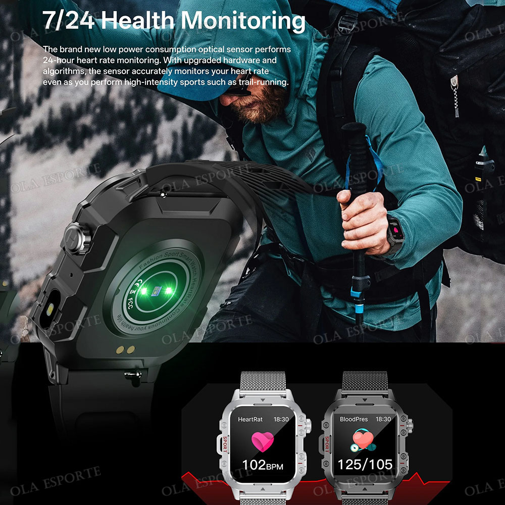 2026 Military Outdoor Smart Wa - Gps Running Watch 评论和价格