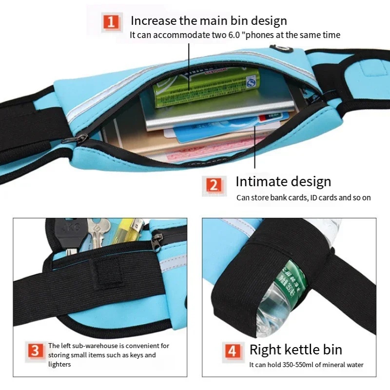 Lightweight Sports Waist Fanny - Running Gear To Hold Phone 评论和价格