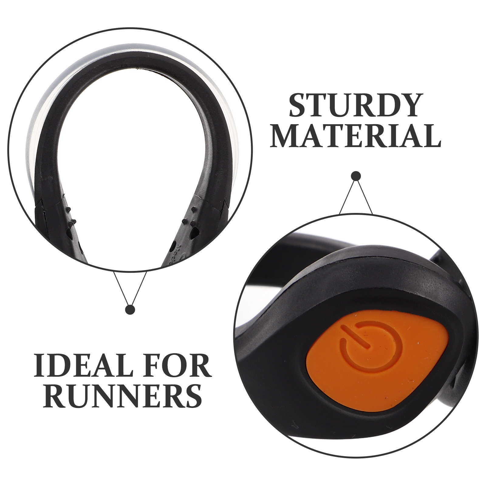 2Pcs LED Shoe Clip Lights Nigh - Runners Gear 评论和价格