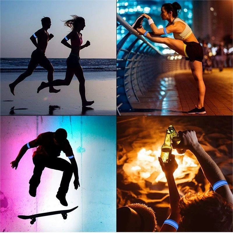 LED Luminous Armband Night Run - Running Jogging Gear 评论和价格