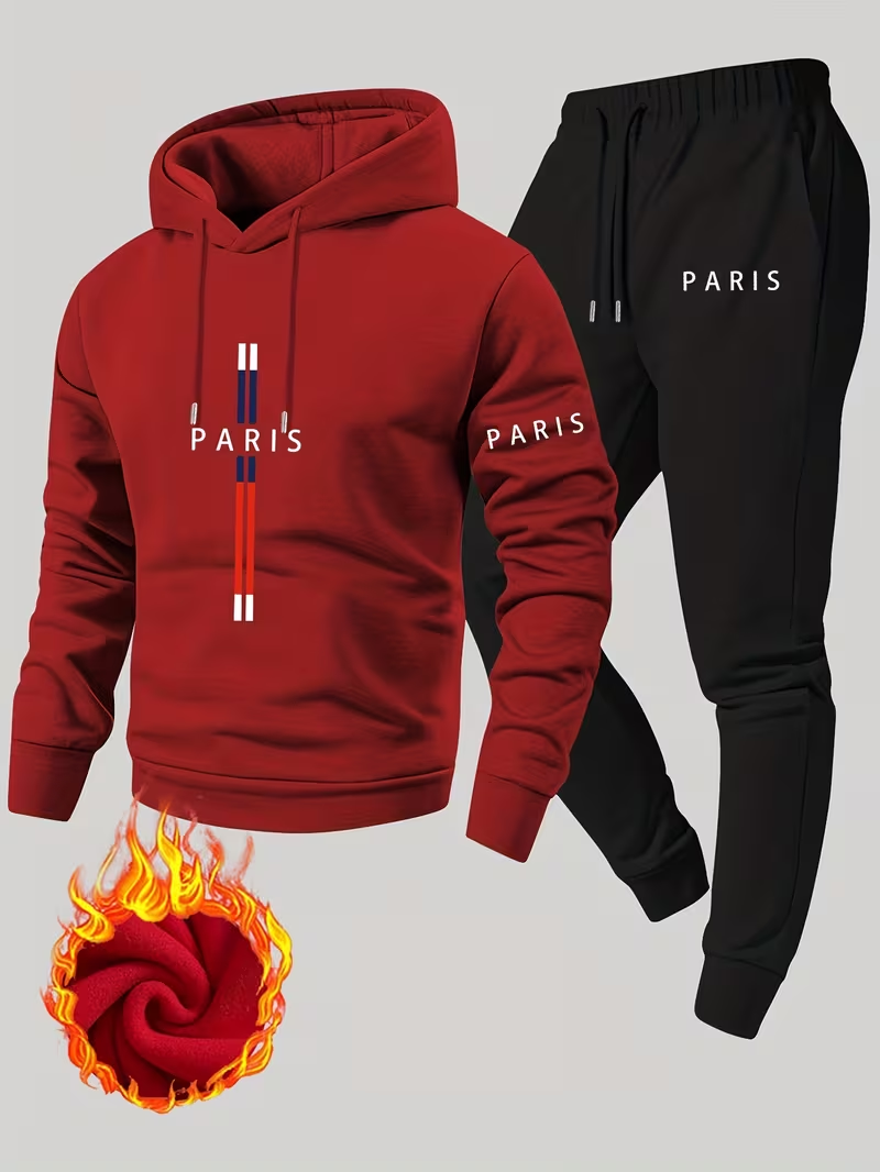 Men's Urban Casual Two-Piece S - Running Gear In Winter 评论和价格