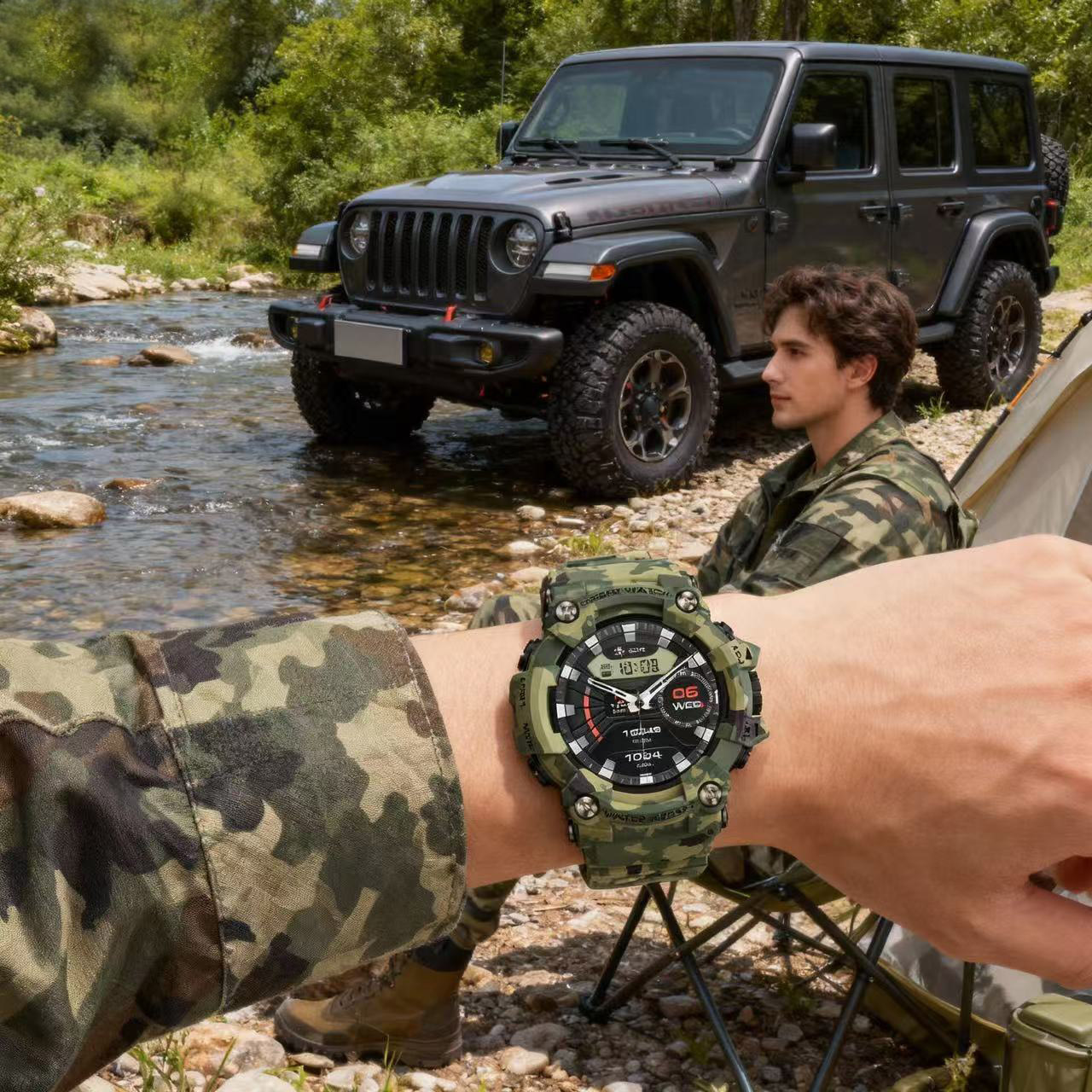 Men's Outdoor Sports Smartwatc - Gps Running Watch 评论和价格