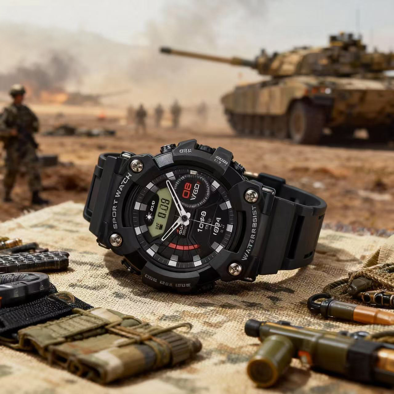 Men's Outdoor Sports Smartwatc - Gps Running Watch 评论和价格