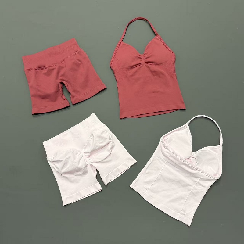 2Pcs Women Workout Set Seamles - Running Jogging Gear 评论和价格