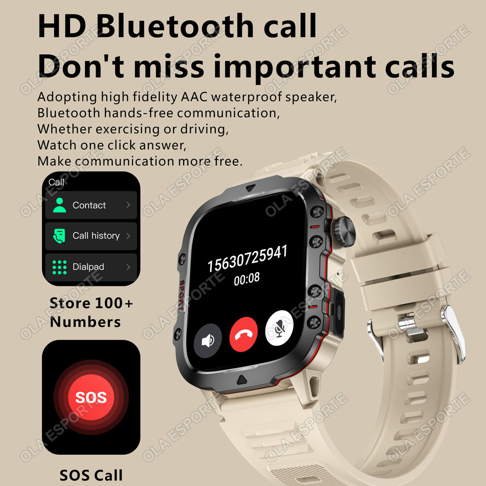 2026 New Military Smart Watch  - Gps Running Watch 评论和价格