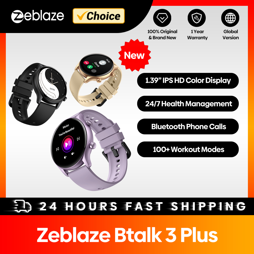New Zeblaze Btalk 3 Plus Voice - Gps Running Watch 评论和价格